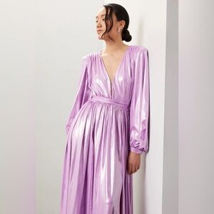 Bronx and Banco Zoe Lame Purple Dress